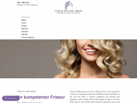 hair-and-styling-vision.de Webseite Vorschau