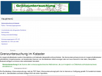 grenzuntersuchung.de Webseite Vorschau