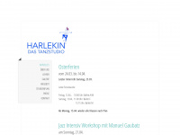 harlekin-tanz.de Webseite Vorschau