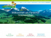 gressenbauer.net Webseite Vorschau