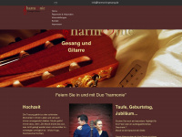 harmonie-gesang.de Webseite Vorschau