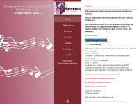 harmonie-goldbach.de Webseite Vorschau