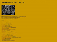 harmoniousthelonious.com Webseite Vorschau
