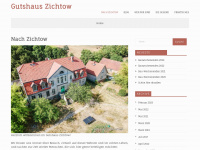 gutshaus-zichtow.de Webseite Vorschau