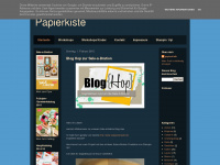 papierkiste.blogspot.com Webseite Vorschau