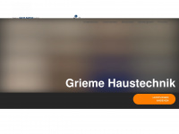 grieme-haustechnik.de Webseite Vorschau