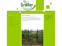 griesser-forstbetrieb.de Webseite Vorschau