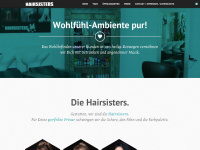 hairsisters.org Webseite Vorschau