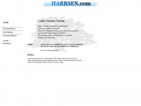 harrsen-roots.de Webseite Vorschau