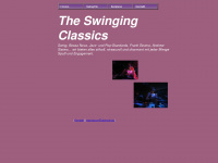 the-swinging-classics.de Webseite Vorschau