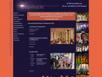 bottroper-gospelnacht.de Webseite Vorschau