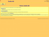 zudila.ch Webseite Vorschau