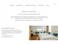 hotel-f-ritz.de Webseite Vorschau