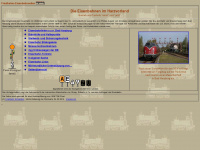 eisenbahn-harzvorland.de Webseite Vorschau