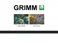 grimm-landschaftsbau.com Webseite Vorschau