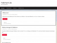 halbmann.de Webseite Vorschau