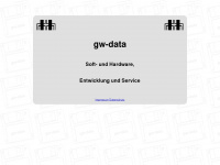 gw-data.de Webseite Vorschau