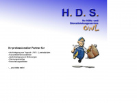 hds-owl.de Webseite Vorschau