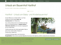 hartlhof.net Webseite Vorschau