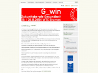 gwinbremen.wordpress.com Webseite Vorschau