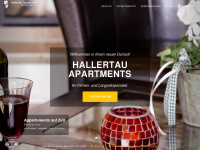 hallertau-apartments.de Webseite Vorschau