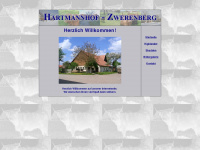hartmannhof-zwerenberg.de Webseite Vorschau