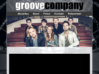 groovecompany-music.de Webseite Vorschau