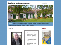 ungarndeutsche.de Webseite Vorschau