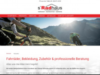 rad-haus.at Webseite Vorschau