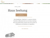 hotel-haus-seehang.de Webseite Vorschau