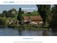 seehotel.ch Webseite Vorschau