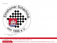 elmshorner-schachclub.de Webseite Vorschau