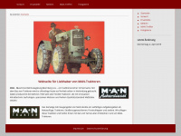 man-traktoren.de Webseite Vorschau