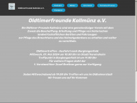 oldtimerfreunde-kallmuenz.de Webseite Vorschau