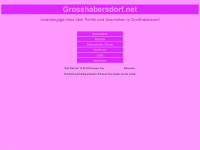 grosshabersdorf.net Webseite Vorschau
