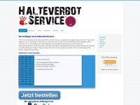halteverbot-service.de Webseite Vorschau