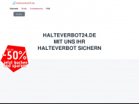 halteverbot24.de Webseite Vorschau