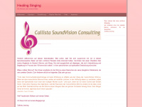 healing-singing.de Webseite Vorschau