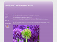 healingenergy.de Webseite Vorschau