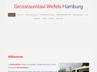 grossraumtaxi-wefels.de Webseite Vorschau