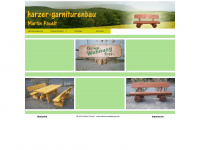 harzer-garniturenbau.de Webseite Vorschau