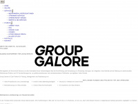 group-galore.com Webseite Vorschau