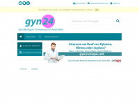 gyn24.de Webseite Vorschau