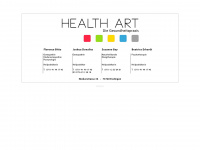 healthart.de Webseite Vorschau