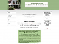 haselbach-ra.de Webseite Vorschau