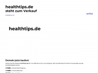 healthtips.de Webseite Vorschau