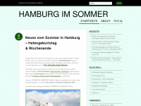 hamburgersommer.wordpress.com Webseite Vorschau