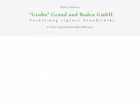 grubo-gmbh.de Webseite Vorschau