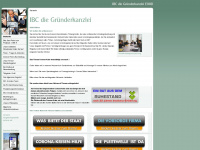 gruenderkanzlei.com Webseite Vorschau