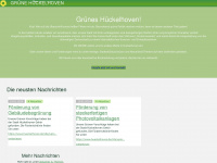 gruene-hueckelhoven.de Webseite Vorschau